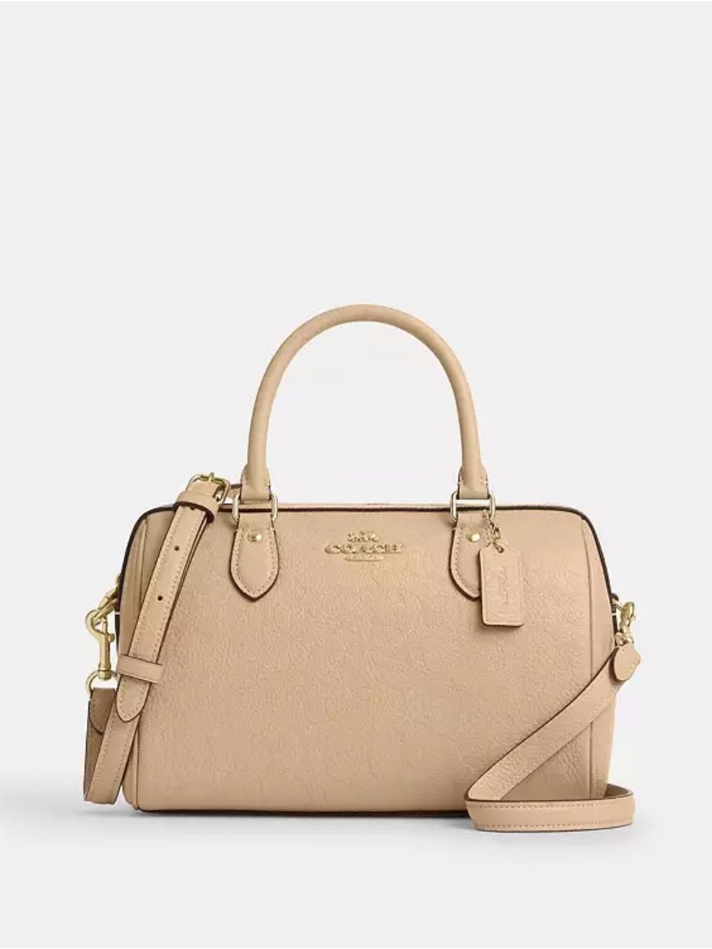 Coach Embossed Large Oat Rowan